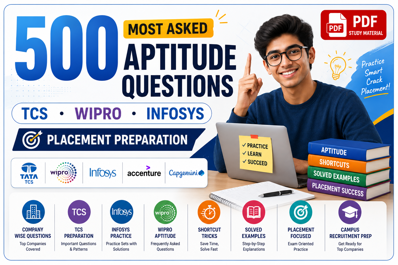 500 Most Asked Placement Aptitude Questions